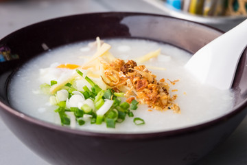 Traditional chinese porridge rice gruel