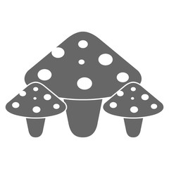 cute fungus isolated icon vector illustration design