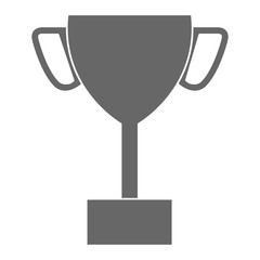 trophy cup isolated icon vector illustration design