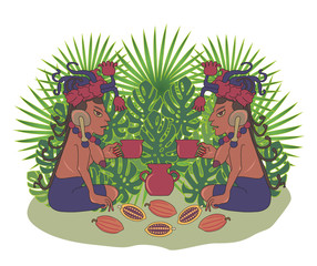 cacao as the best drink of the ancient people of South America 