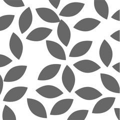 Fototapeta premium leafs crown pattern background vector illustration design