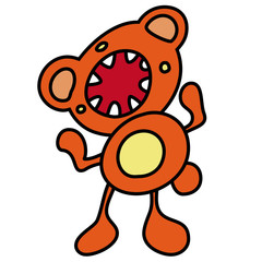 Simple and funny bear