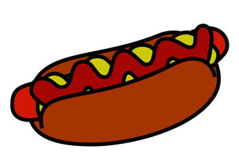 Simple hot dog
