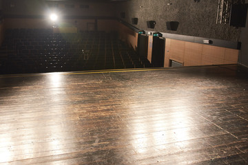 Theatrical backastage and stage