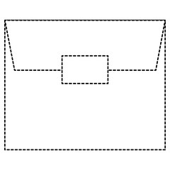 portfolio briefcase isolated icon vector illustration design