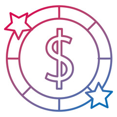 coin money isolated icon vector illustration design