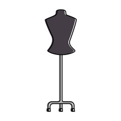 mannequin store isolated icon vector illustration design