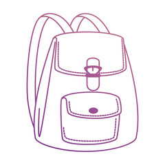 womans backpack isolated icon vector illustration design