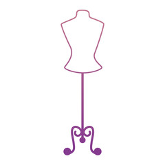mannequin store isolated icon vector illustration design