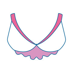 clothing bras isolated icon vector illustration design