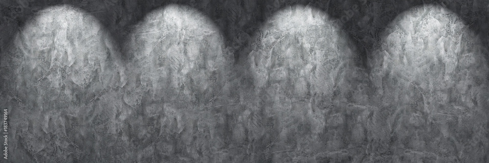 Aufkleber horizontal design on cement and concrete texture with light for pattern and background