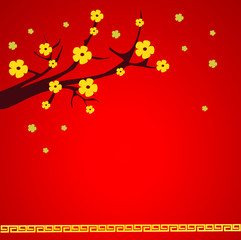 Chinese new year celebration greeting wish illustration vector. 