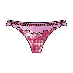 female thongs isolated icon vector illustration design