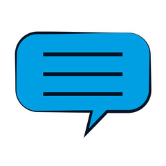 speech bubbles isolated icon vector illustration design