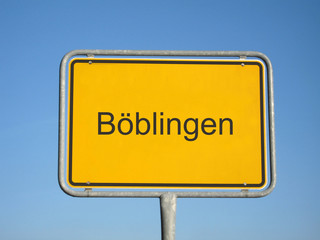 ortseingangsschild böblingen