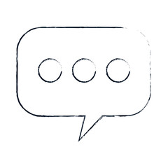 speech bubbles isolated icon vector illustration design