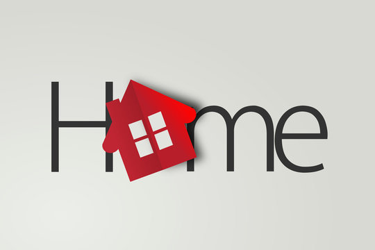 home word with home icon