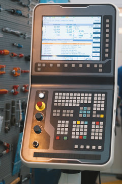 Industrial remote control panel of metal working manufactory