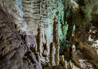 The karst cave of Emine Bair Hosar in Chatyr-Dah mountain in Crimea