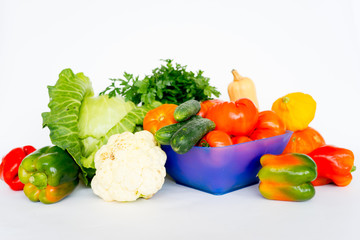 Assortment of fresh vegetables