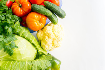 Assortment of fresh vegetables