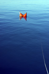 two red buoys