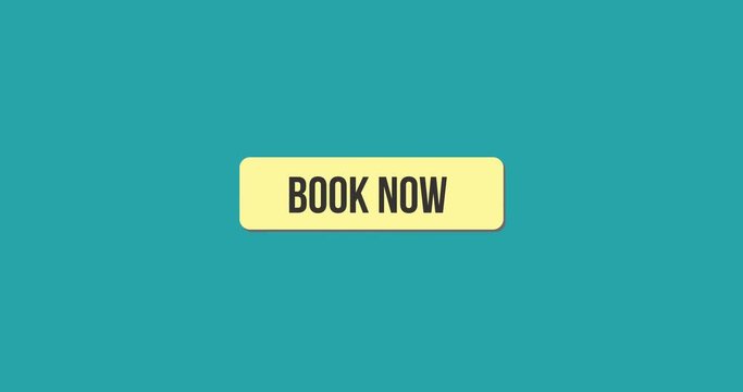 Book now web interface button clicked with cursor