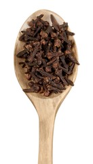 Cloves On A Wooden Spoon
