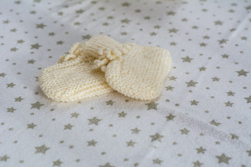 Weisse Baby Söckchen 