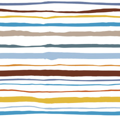 Vector hand drawn minimalistic pattern with stripes 