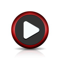 Play button sign illustration