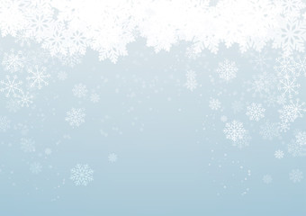 vector winter snowflake soft background for christmas
