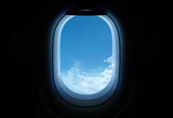 Obraz premium 비행기 창문
