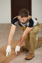Carpenter opening box 