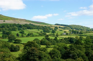 Obraz premium An image from the English Peak District, close to the village of Bamford.