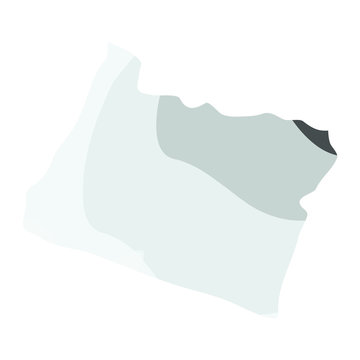 recommend clip art: Political map of the State of Oregon