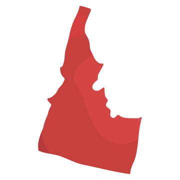 recommend clip art: Political map of the state of Idaho