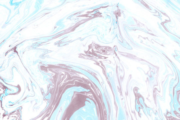 Colorful Suminagashi Marble Texture