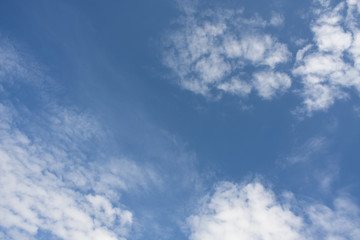 blue sky clouds background