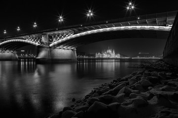 Margit híd Budapest Reflection