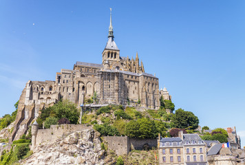 Obraz premium Mont Saint Michel Castle in Normandy, France