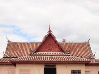 Roof gable in Thai style