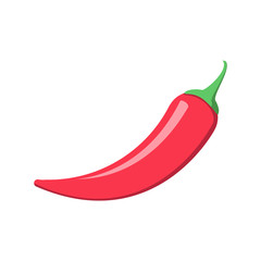 Extra spicy pepper vector icon illustration isolated on white background