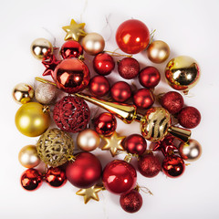 Christmas decorations red