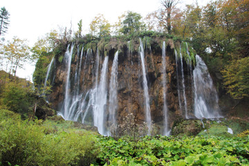 Naklejka premium Plitvice Lakes National Park 
