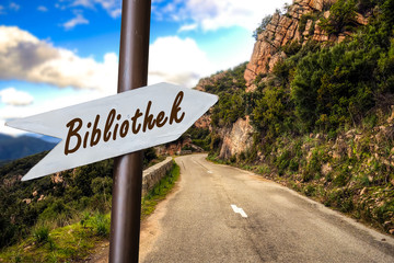 Schild 253 - Bibliothek