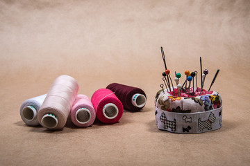 sewing needles and threads