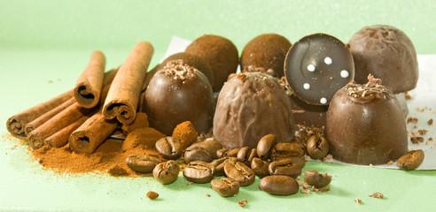 image of chocolates close-up
