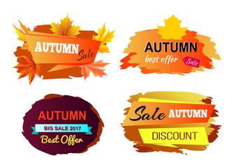 Autumn Sale Best Offer on Vector Illustration