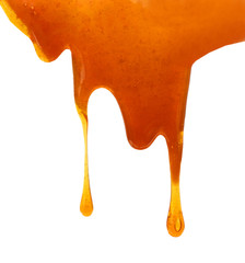Syrup on white background